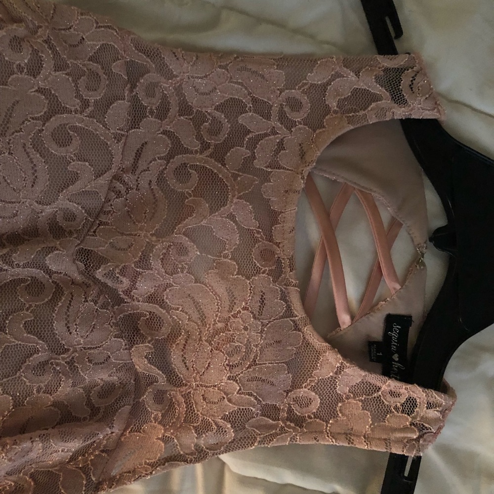 rose pink size 1 bodycon dress